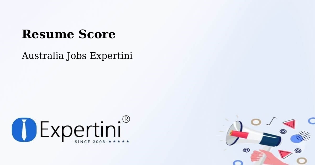 Resume Score & Job Description Match Tool – Maddingley - Australia Jobs Expertini